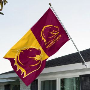 Brisbane Broncos 3D House Flag - TANTN17036