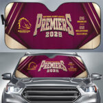 Brisbane Broncos 2025 Premiership Auto Sun Shade - TANTN17167