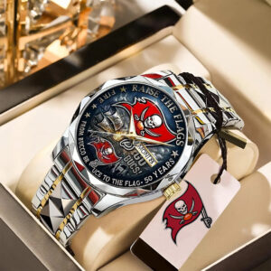 Tampa Bay Buccaneers 50th Anniversary 2025 Alloy Luxury Quartz Watch - TANTN17172