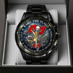 Tampa Bay Buccaneers 50th Anniversary 2025 Black Stainless Steel Watch - TANTN17173