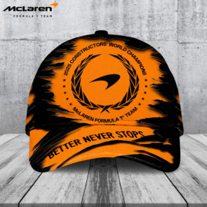 McLaren Formula 1 Team 2025 Constructors' 10 Times Classic Cap - TANTN17192