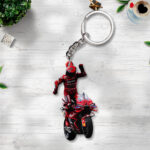 Ducati Lenovo Team x Marc Márquez Custom Shape 2-sided Keychain - TANTN17210