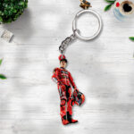 Ducati Lenovo Team x Marc Márquez Custom Shape 2-sided Keychain - TANTN17220