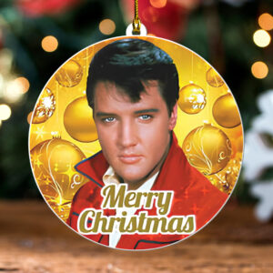 Elvis Presley Custom Shape 2-sided Acrylic Ornament – TANTN17222.1