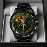 US Navy 250th Anniversary Black Stainless Steel Watch - TANTN17238