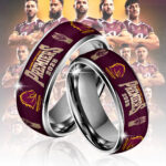 Brisbane Broncos 2025 Premiership Custom Alloy Ring - TANTN17283