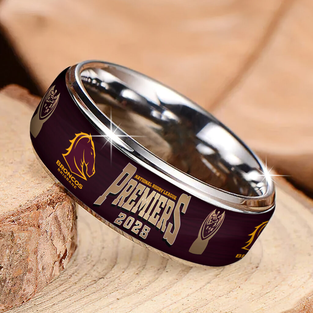Brisbane Broncos 2025 Premiership Custom Alloy Ring – TANTN17283 ...