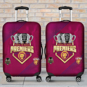 Brisbane Lions Premiers 2025 Luggage Cover - TANTN17298