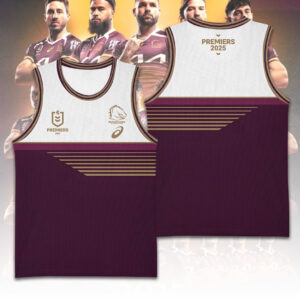 Brisbane Broncos Basketball Jersey - TANTN17309