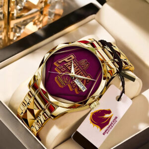 Brisbane Broncos 2025 Premiership Alloy Luxury Quartz Watch - TANTN17397