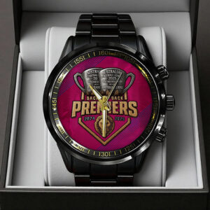 Brisbane Lions Premiers 2025 Black Stainless Steel Watch - TANTN17400