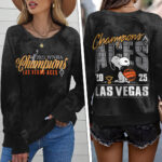 Las Vegas Aces 2025 WNBA Finals Champions Round Neck Raglan Sleeve Sweatshirt – TANTN17428
