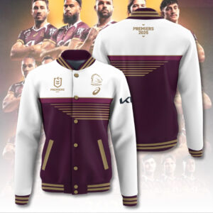 Brisbane Broncos 2025 Premiership Varsity Jacket - TANTN17439