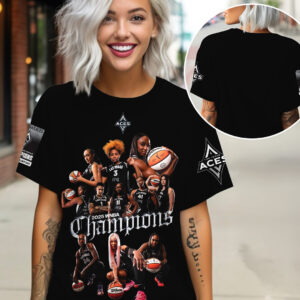 Las Vegas Aces 2025 WNBA Finals Champions 3D Apparel - TANTN17470