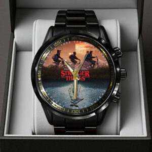 Stranger Things Black Stainless Steel Watch - TANTN17477