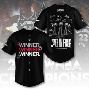 Las Vegas Aces 2025 WNBA Finals Champions Baseball Jersey - TANTN17561