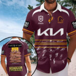 Brisbane Broncos 2025 Premiership Short Sleeve Button-Down Shirt - TANTN17699