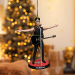 Bon Jovi Custom Shape 2-sided Acrylic Ornament – TANTN17746