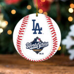 Los Angeles Dodgers World Series 2025 Custom Shape 2-sided Acrylic Ornament – TANTN17797