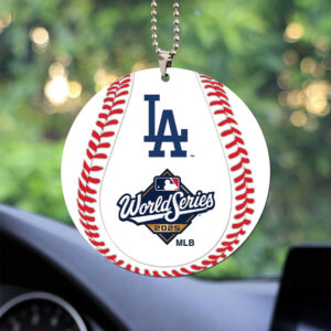 Los Angeles Dodgers World Series 2025 Custom shape 2-sided Acrylic Car Ornament - TANTN17798