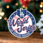 Los Angeles Dodgers 2025 World Series Custom Shape 2-sided Acrylic Ornament – TANTN17800