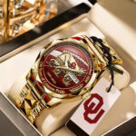 Oklahoma Sooners Football 130th Anniversary 2025 Alloy Luxury Quartz Watch – TANTN17817