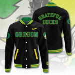 Oregon Ducks Football x Grateful Dead Varsity Jacket - TANTN17856