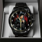 Elvis Presley Black Stainless Steel Watch - TANTN17872