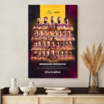 Brisbane Broncos Premiers 2025 Rectangle Canvas With Inner Frame - TANTN17891