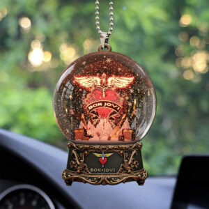 Bon Jovi Custom shape 2-sided Acrylic Car Ornament - TANTN17939