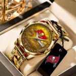 Tampa Bay Buccaneers 50th Anniversary 2025 Alloy Luxury Quartz Watch - TANTN17176