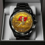 Tampa Bay Buccaneers 50th Anniversary 2025 Black Stainless Steel Watch - TANTN17177
