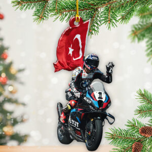 BMW Motorrad 2025 WorldSBK Champions Custom Shape 2-sided Acrylic Ornament – TANTN17597