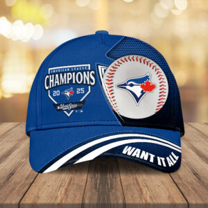 Toronto Blue Jays 2025 American League Champions Classic Cap - MAITM13518