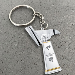 Toronto Blue Jays 2025 American League Champions Custom Shape 2-sided Keychain - MAITM13623