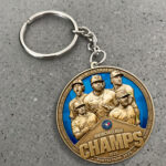 Toronto Blue Jays 2025 American League Champions Custom Shape 2-sided Keychain – MAITM13626