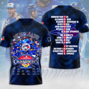 Toronto Blue Jays 2025 American League Champions 3D Apparel - MAITM13579