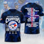 Toronto Blue Jays 2025 American League Champions 3D Apparel - MAITM13599