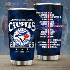 Toronto Blue Jays 2025 American League Champions Tumbler Cup - MAITM13613