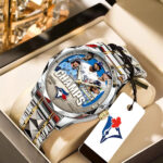 Toronto Blue Jays  2025 American League Champions Alloy Luxury Quartz Watch - TANTN17711