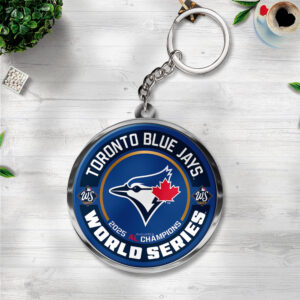 Toronto Blue Jays  2025 American League Champions Custom Shape 2-sided Keychain - TANTN17661