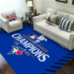 Toronto Blue Jays  2025 American League Champions Rectangular Rug - TANTN17649