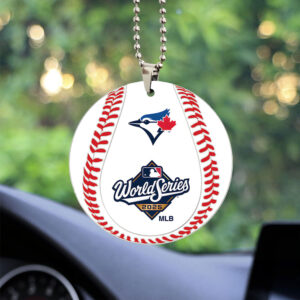 Toronto Blue Jays World Series 2025 Custom shape 2-sided Acrylic Car Ornament - TANTN17788
