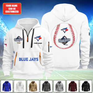 Personalized Toronto Blue Jays World Series 2025 2D Quarter Zip Hoodie - TANTN17709