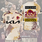 Brisbane Broncos 3D Apparel - TMTHU1299