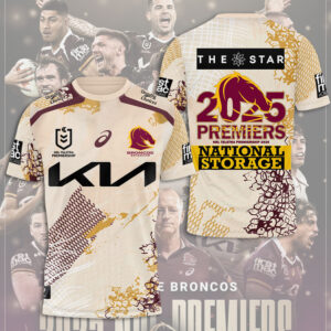 Brisbane Broncos 3D Apparel - TMTHU1299