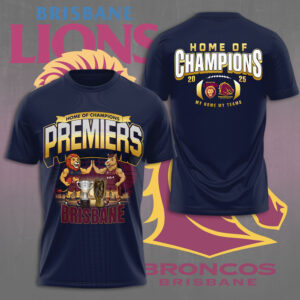 Brisbane Lions x Brisbane Broncos 3D Apparel - TMTHU1313