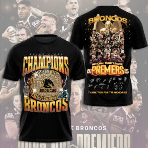 Brisbane Broncos 3D Apparel - TMTHU1321