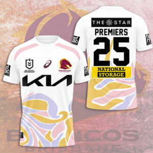 Brisbane Broncos Premiers 3D Apparel - TMTHU1689