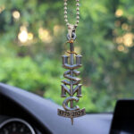 US Marine Corps 2025 Custom Shape 1-sided Acrylic Car Ornament - MAITM13264